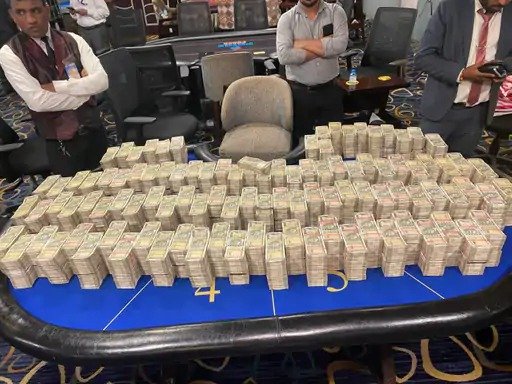 kc veerendra ed arrest karnataka congress casino ed raid cash recovery