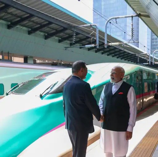 japan modi bullet train indian drivers sco summit china