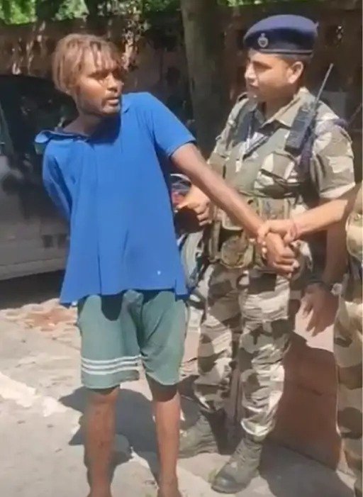 parliament security breach man jumps wall new building india parliament security 