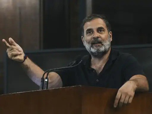 rahul gandhi accuses government pushing back to medieval age 