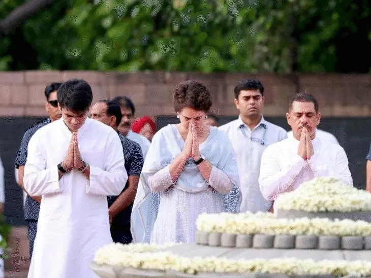  rajiv gandhi 81st birthday tribute rahul priyank