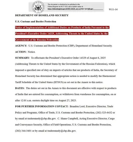 us india trade war trump tariff india 50 percent tariff impact