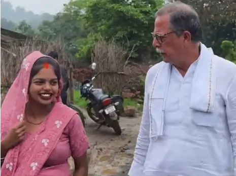 लीला साहू से मिले अजय सिंह