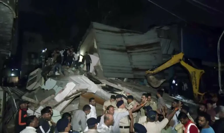 Indore building collapse 2025