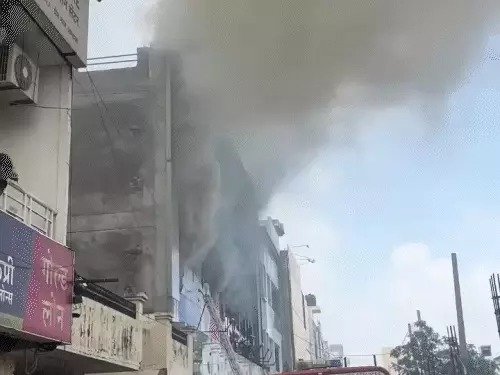  Ambala fire incident Mega Mart fire massive fire hazardous conditions 