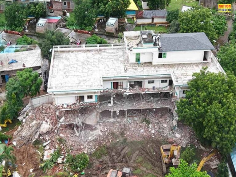 illegal colony on irrigation department land