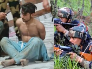 सिराज खान नाम के एक पाकिस्तानी घुसपैठियां गिरफ्तार