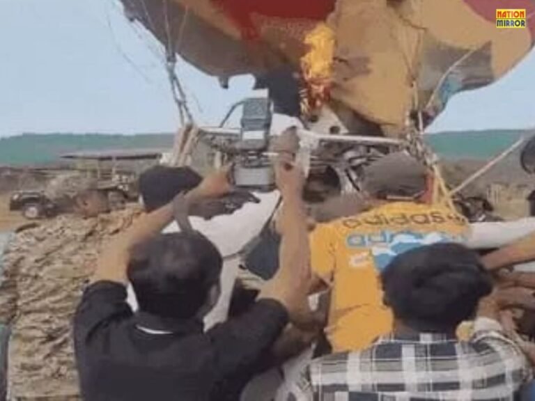 CM Mohan Yadav hot air balloon fire