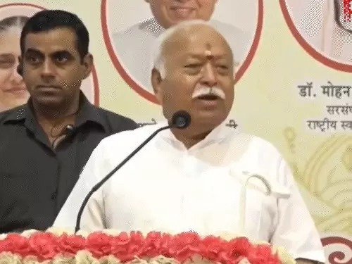 Mohan Bhagwat on US Tariff Fear of Strong India