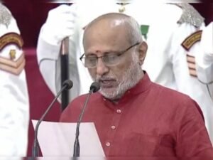 चंद्रपुरम पोन्नुसामी राधाकृष्णन ने आज भारत के 15वें उपराष्ट्रपति के रूप में शपथ ग्रहण की।