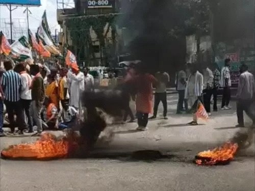 bihar bandh pm modi abuse nda protest highway jam