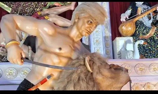durga-puja-west-bengal-mahishasur-donald-trump-controversy