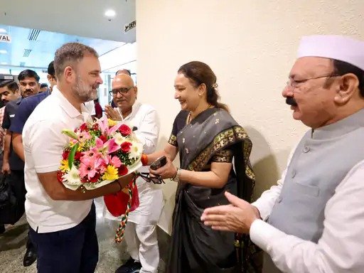 rahul gandhi raebareli visit 2025 rahul protest rahul roadshow