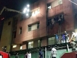 जयपुर SMS हॉस्पिटल के ट्रॉमा सेंटर में आग