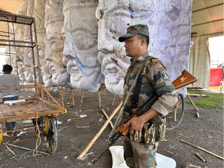 Raipur 110 feet tall Ravana security