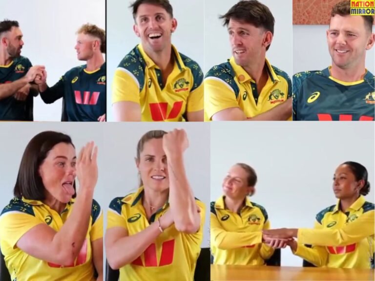 Australia Players Mock India