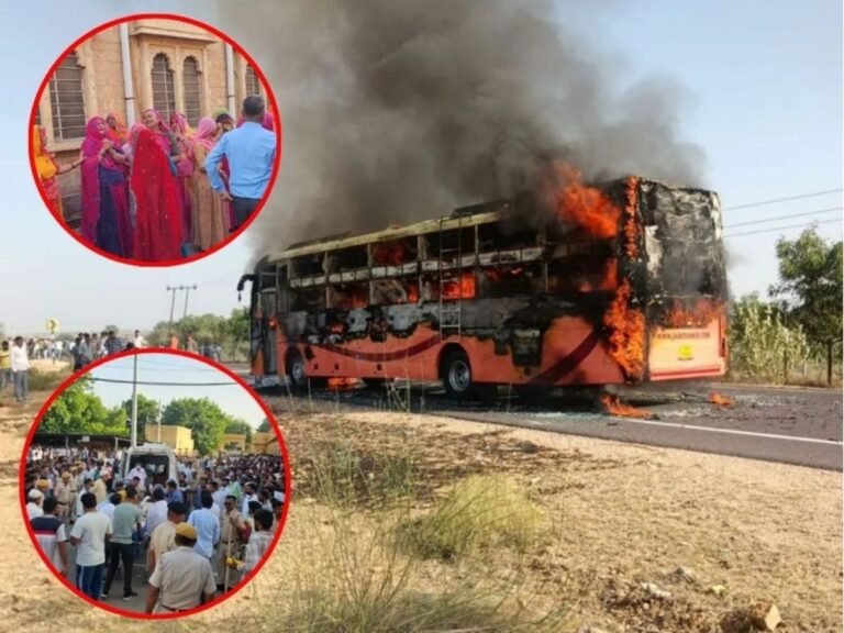 Jaisalmer bus fire accident