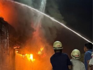 जोधपुर में रंगसागर गोदाम में आग