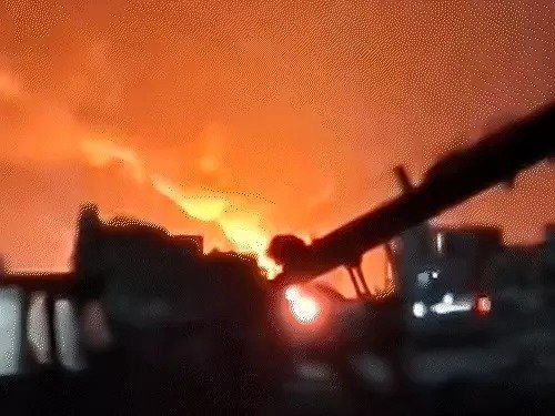 Jaipur Highway Blast 300 Cylinders Explode 1 Dead