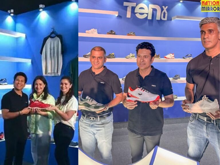 Sachin Launches Sports Brand