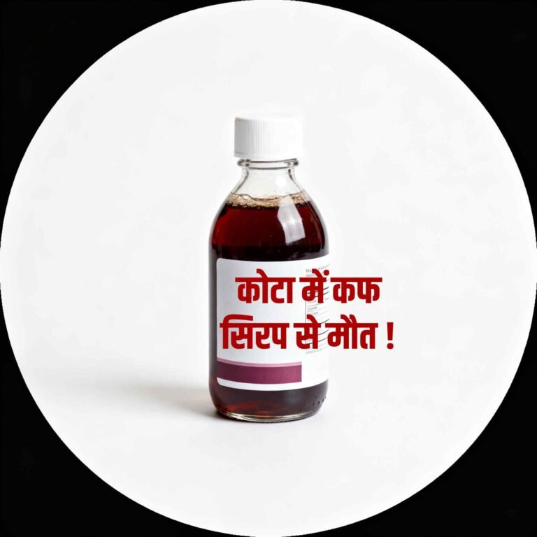 कोटा में कफ सिरप से मौत: महिला की अचानक मौत से मचा हड़कंप
