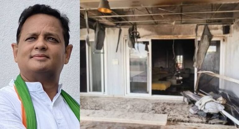 इंदौर कांग्रेस नेता आग हादसा 2025: इंदौर में कांग्रेस नेता के घर लगी आग, दम घुटने से मौत, परिवार जिंदगी की जंग लड़ रहा