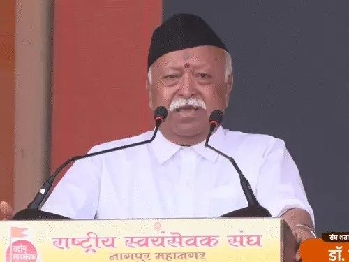rss dussehra speech 2025 mohan bhagwat speech vijayadashami
