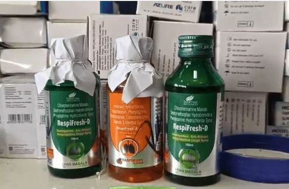 दबा बाजार में छापा