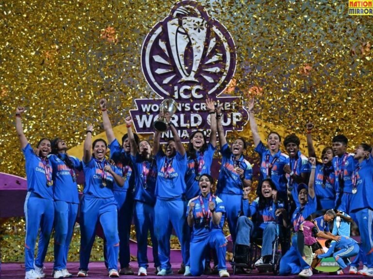 Indian Womens Team lift 1st WC Trophy