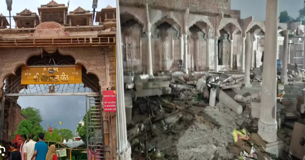 Pitambara Peeth Temple accident