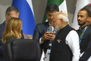 मोदी और मेलोनी की मुलाकात 