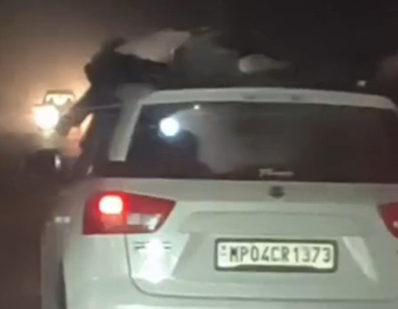 Raisen car bike accident