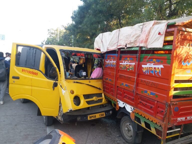 School van accident loading auto collision