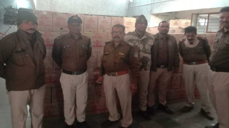 MP Liquor Smuggling Exposed : पुलिस ने 1200 पेटी अवैध शराब पकड़ी
