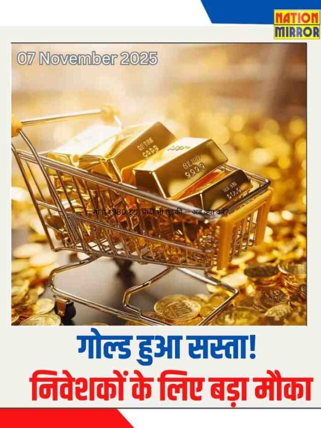 गोल्ड हुआ सस्ता, निवेशकों के लिए बड़ा मौका.