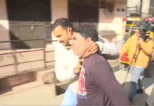 पत्थरबाजी करने वाले उपद्रविय हिरासत में