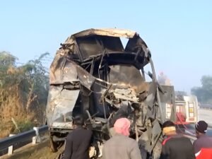 7 buses and 3 cars collide