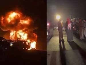 7 buses and 3 cars collide