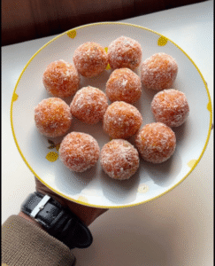 Make carrot laddus