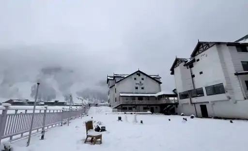 India year-end weather, Kashmir snowfall, Delhi fog flight delay, Cold wave MP Chhattisgarh, IGI airport flight cancellation, कश्मीर बर्फबारी, दिल्ली कोहरा, सर्दी समाचार, एयरपोर्ट फ्लाइट देरी