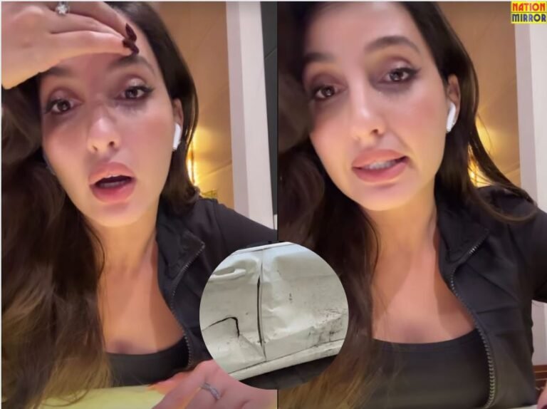 Nora Fatehi Accident