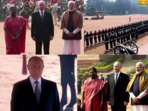 Putin receives 21-gun salute