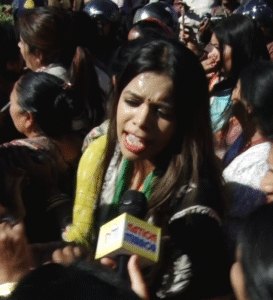 विजय शाह के बंगले का घेराव करने के निकली महिला कांग्रेस