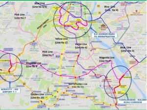 तीन नए कॉरिडोर बनाए गए 