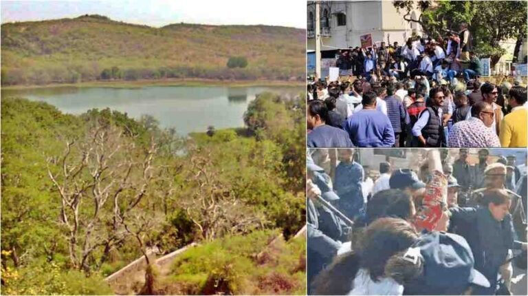 Aravalli Hills News अरावली पर्वतमाला लगभग 10 हजार सक्रिय खानों से छलनी हो रही...