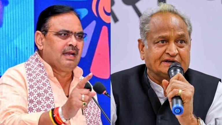 सीएम भजनलाल शर्मा और गहलोत के बीच तीखी नोकझोंक