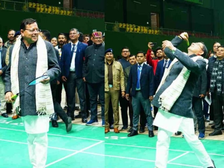 CM Dhami Badminton Smashes