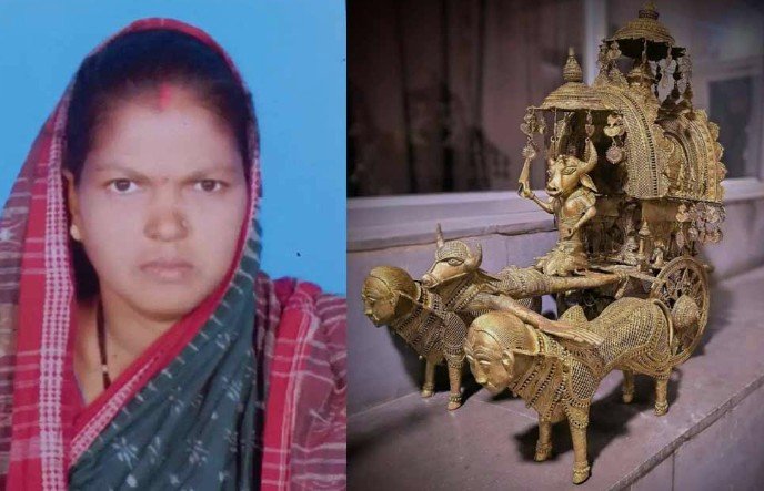 viral news hirabai jhareka baghel hastashilp puraskar 2025