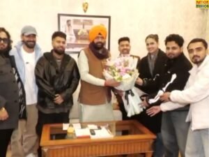 CM Nayab met the artists