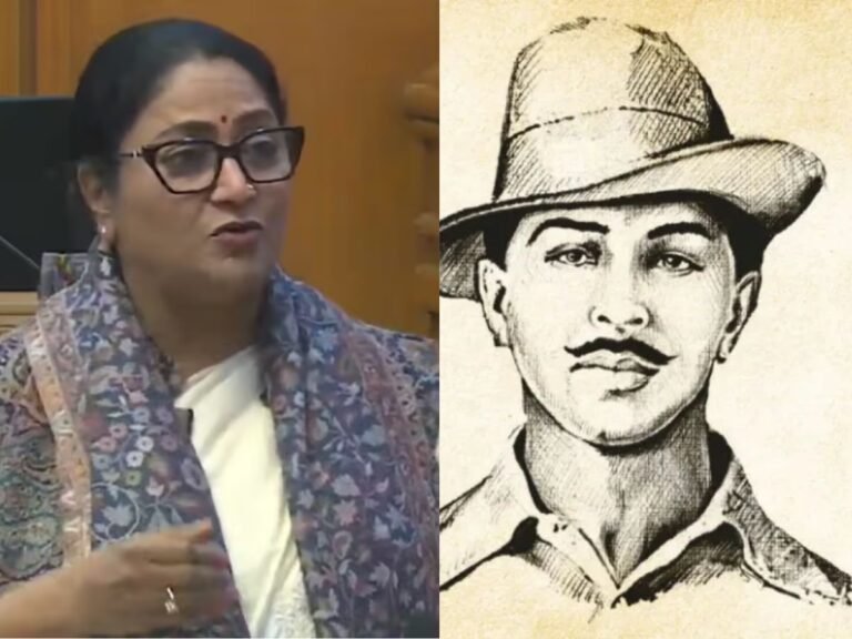 Rekha Gupta Bhagat Singh Controversy